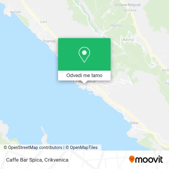 Karta Caffe Bar Spica