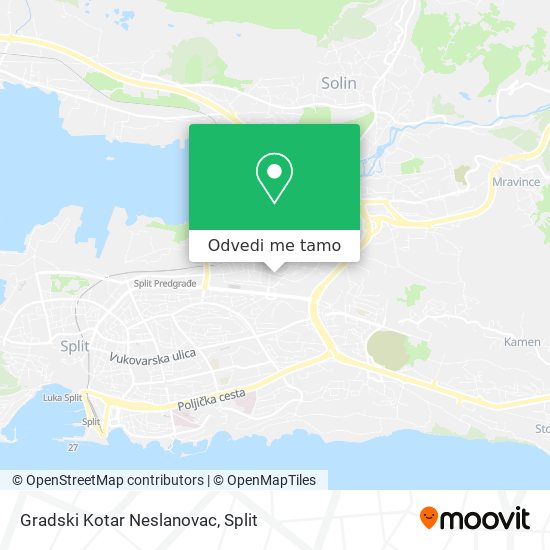 Karta Gradski Kotar Neslanovac