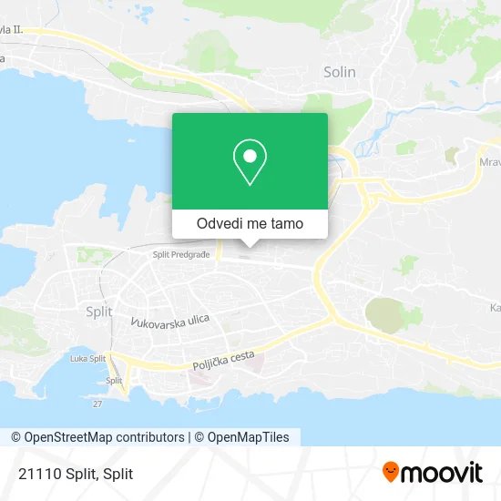 Karta 21110 Split