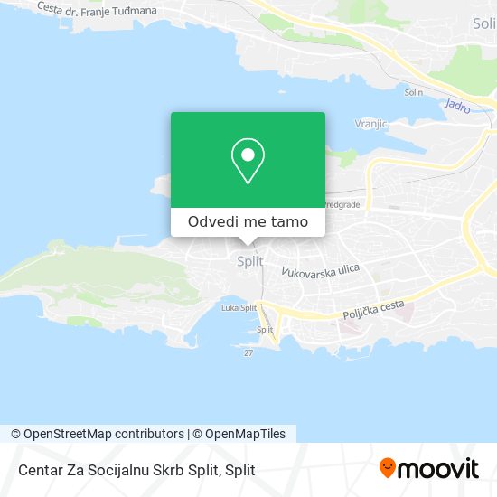 Karta Centar Za Socijalnu Skrb Split