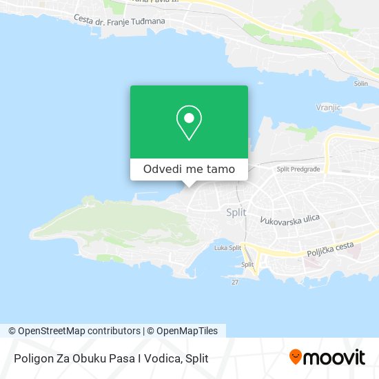 Karta Poligon Za Obuku Pasa I Vodica