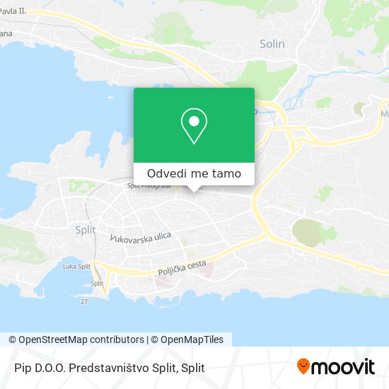Karta Pip D.O.O. Predstavništvo Split