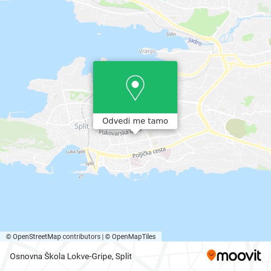 Karta Osnovna Škola Lokve-Gripe