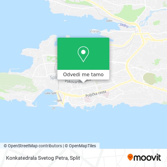 Karta Konkatedrala Svetog Petra