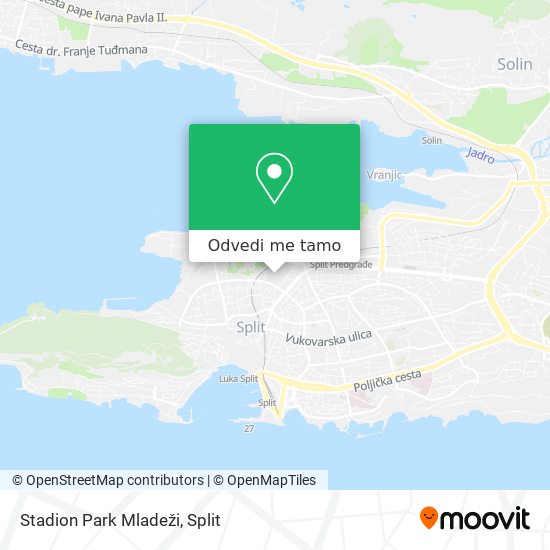 Karta Stadion Park Mladeži