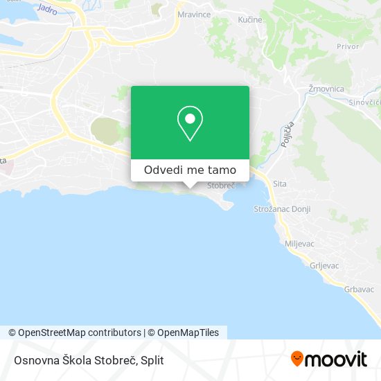 Karta Osnovna Škola Stobreč