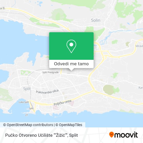 Karta Pučko Otvoreno Učilište ""Žižić""
