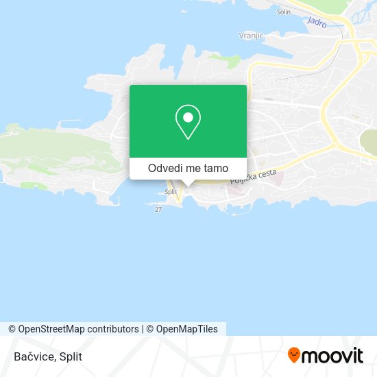 Karta Bačvice