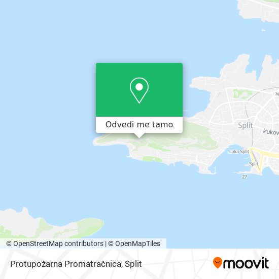 Karta Protupožarna Promatračnica