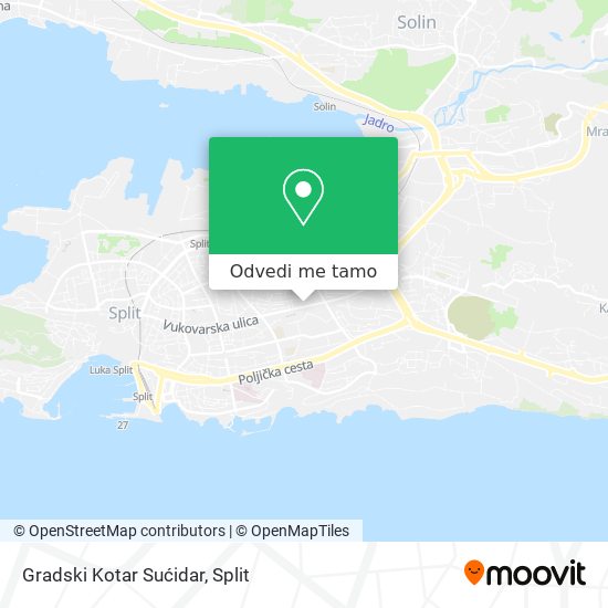 Karta Gradski Kotar Sućidar