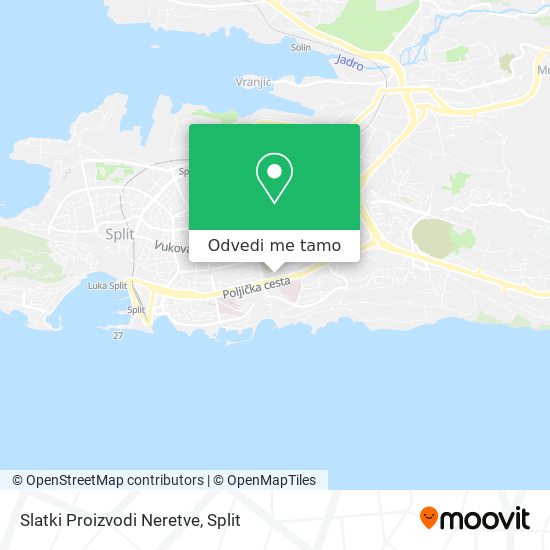 Karta Slatki Proizvodi Neretve