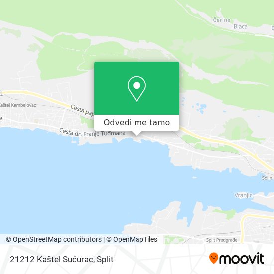 Karta 21212 Kaštel Sućurac