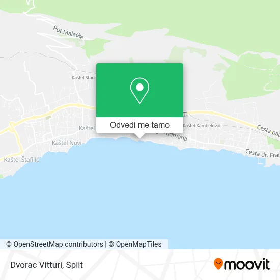 Karta Dvorac Vitturi