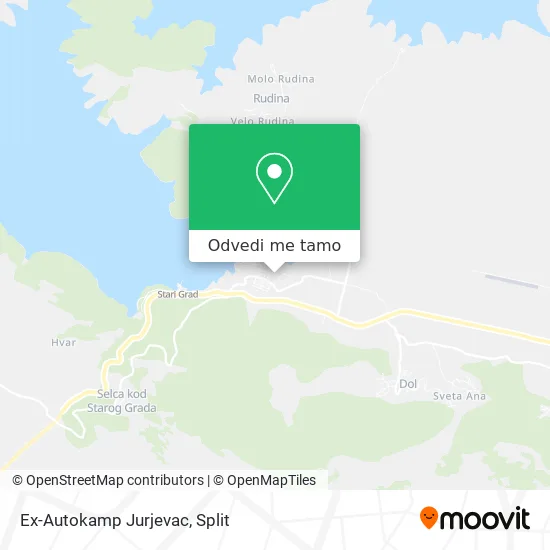 Karta Ex-Autokamp Jurjevac