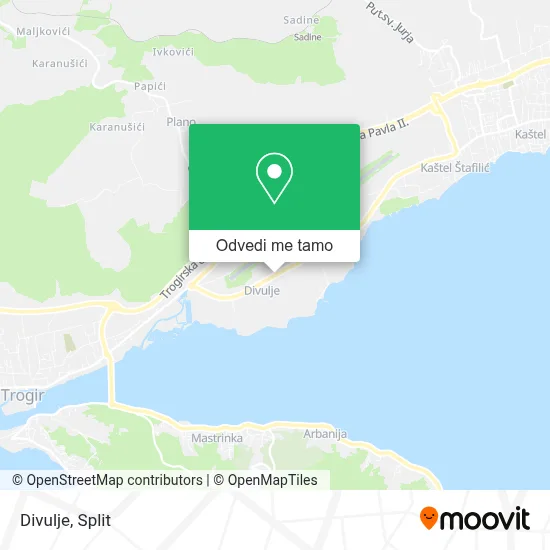 Karta Divulje