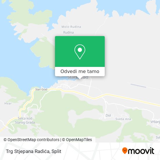 Karta Trg Stjepana Radića