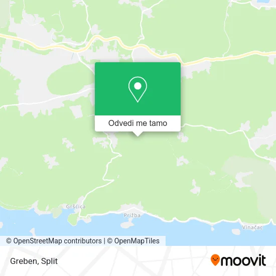 Karta Greben