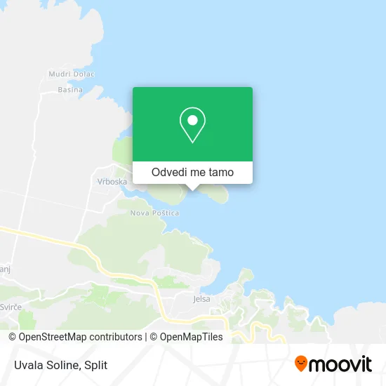 Karta Uvala Soline