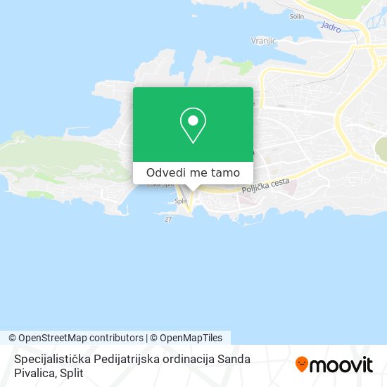 Karta Specijalistička Pedijatrijska ordinacija Sanda Pivalica