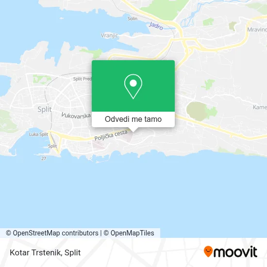 Karta Kotar Trstenik