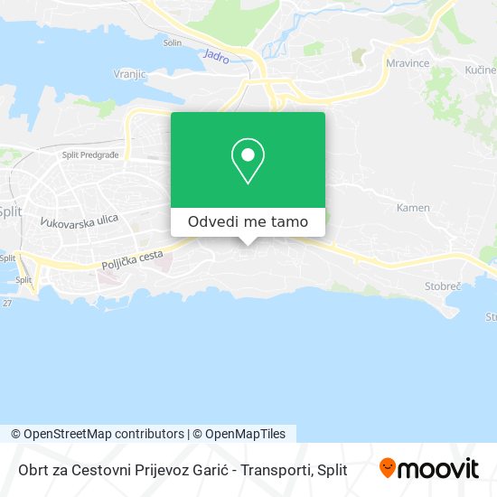 Karta Obrt za Cestovni Prijevoz Garić - Transporti