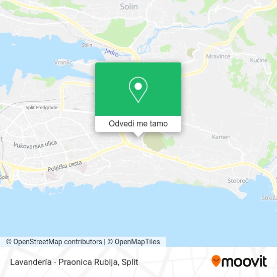 Karta Lavandería - Praonica Rublja