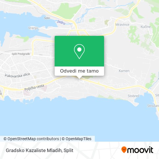 Karta Gradsko Kazaliste Mladih