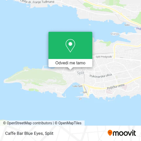 Karta Caffe Bar Blue Eyes