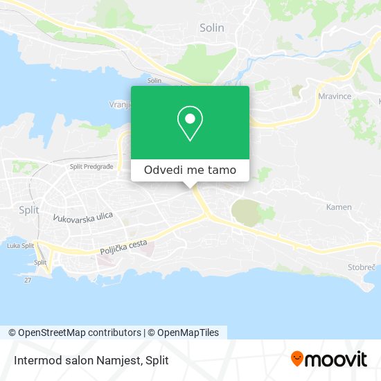 Karta Intermod salon Namjest
