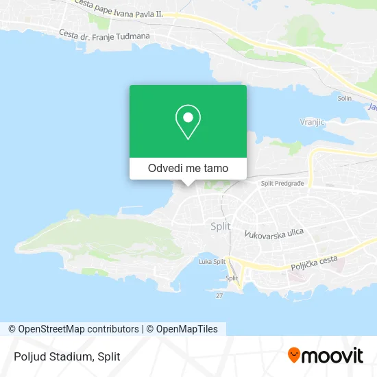 Karta Poljud Stadium