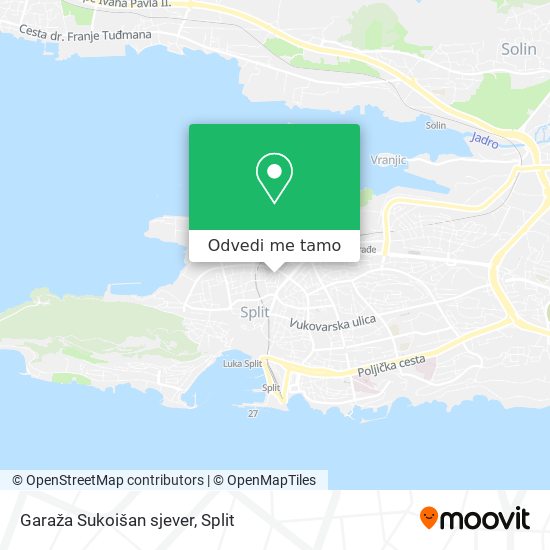 Karta Garaža Sukoišan sjever