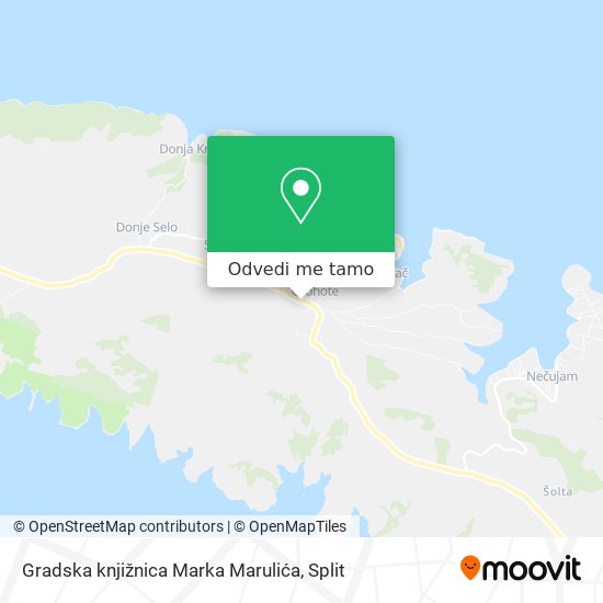 Karta Gradska knjižnica Marka Marulića