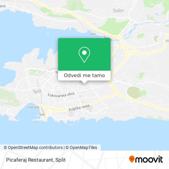Karta Picaferaj Restaurant