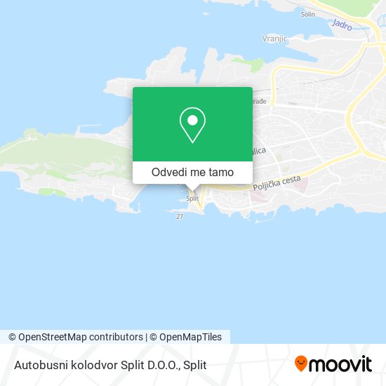 Karta Autobusni kolodvor Split D.O.O.