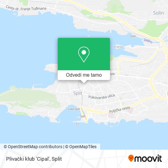 Karta Plivački klub 'Cipal'