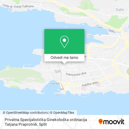 Karta Privatna Specijalistička Ginekološka ordinacija Tatjana Praprotnik