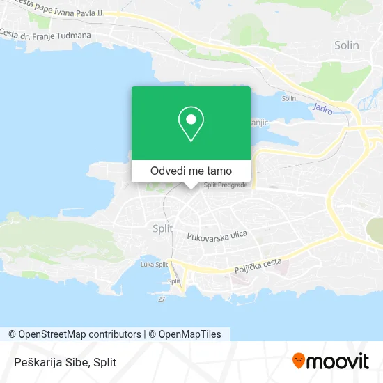 Karta Peškarija Sibe