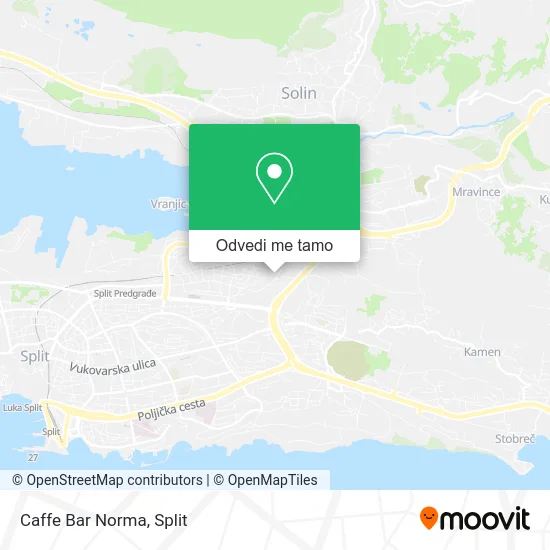 Karta Caffe Bar Norma