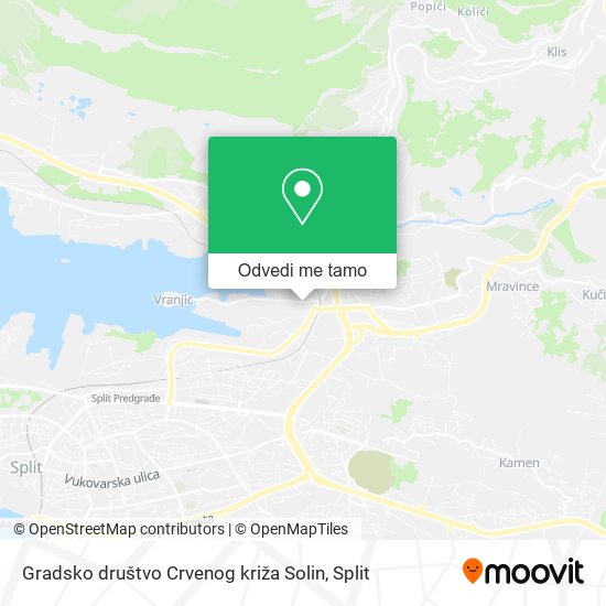 Karta Gradsko društvo Crvenog križa Solin