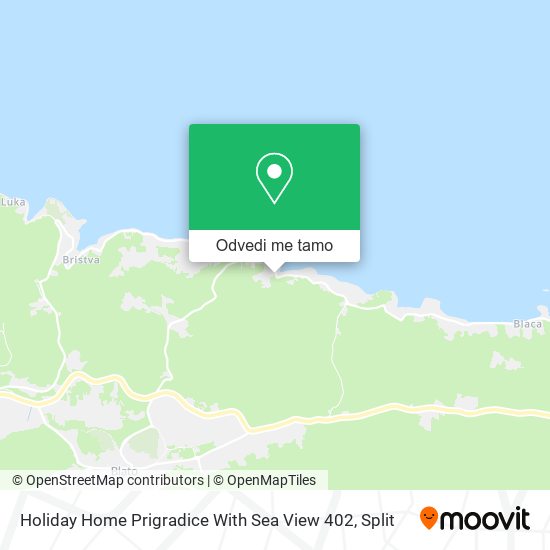 Karta Holiday Home Prigradice With Sea View 402
