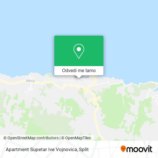 Karta Apartment Supetar Ive Vojnovica