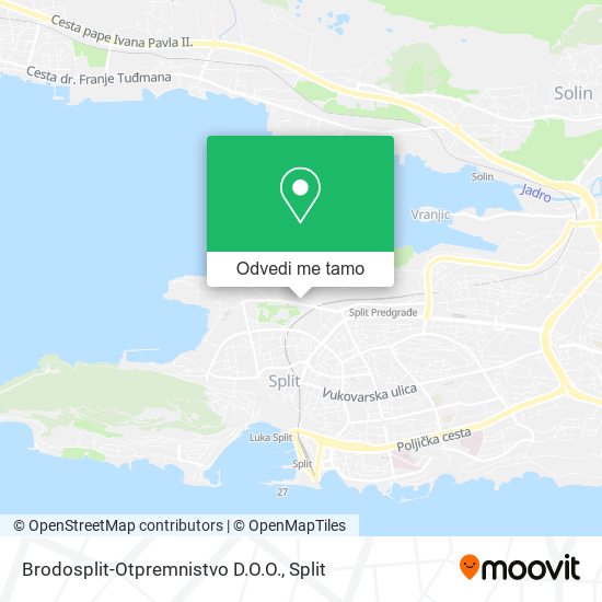 Karta Brodosplit-Otpremnistvo D.O.O.
