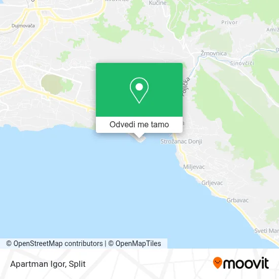 Karta Apartman Igor