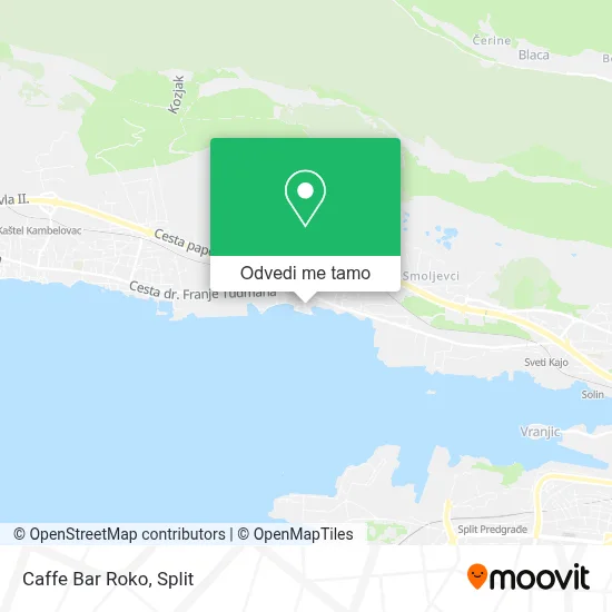 Karta Caffe Bar Roko