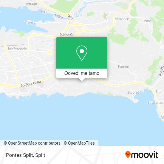 Karta Pontes Split