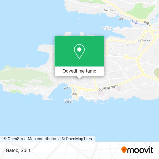 Karta Galeb