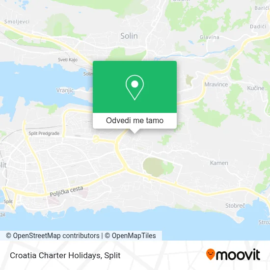 Karta Croatia Charter Holidays