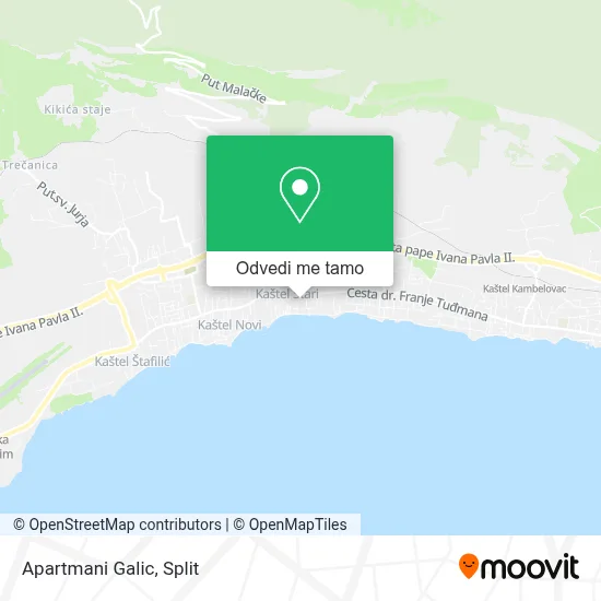 Karta Apartmani Galic