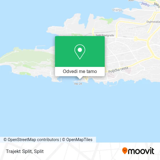 Karta Trajekt Split