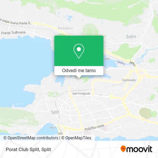 Karta Porat Club Split
